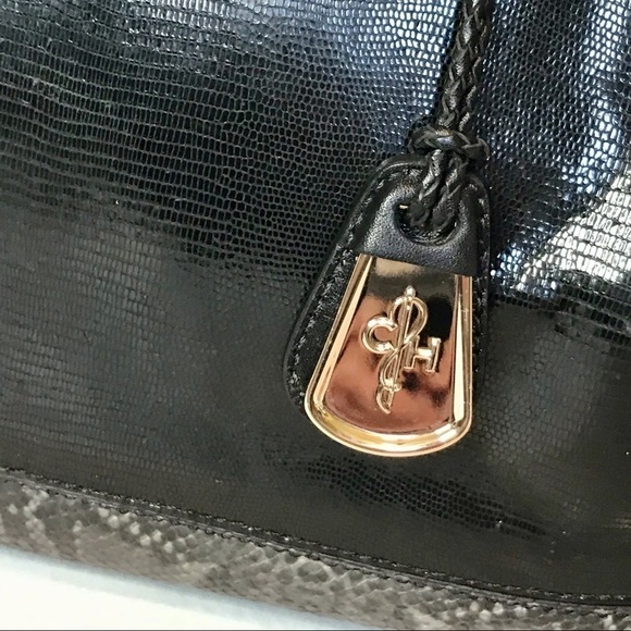 Cole Haan Hayden Kendra Snakeskin Tote Handbag - Picture 5 of 16